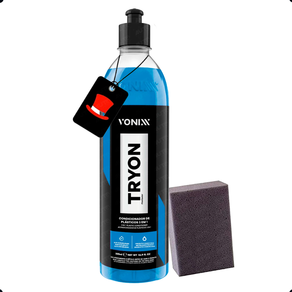 Tryon Vonixx 500ml Revitalizador De Plásticos + Aplicador retangular