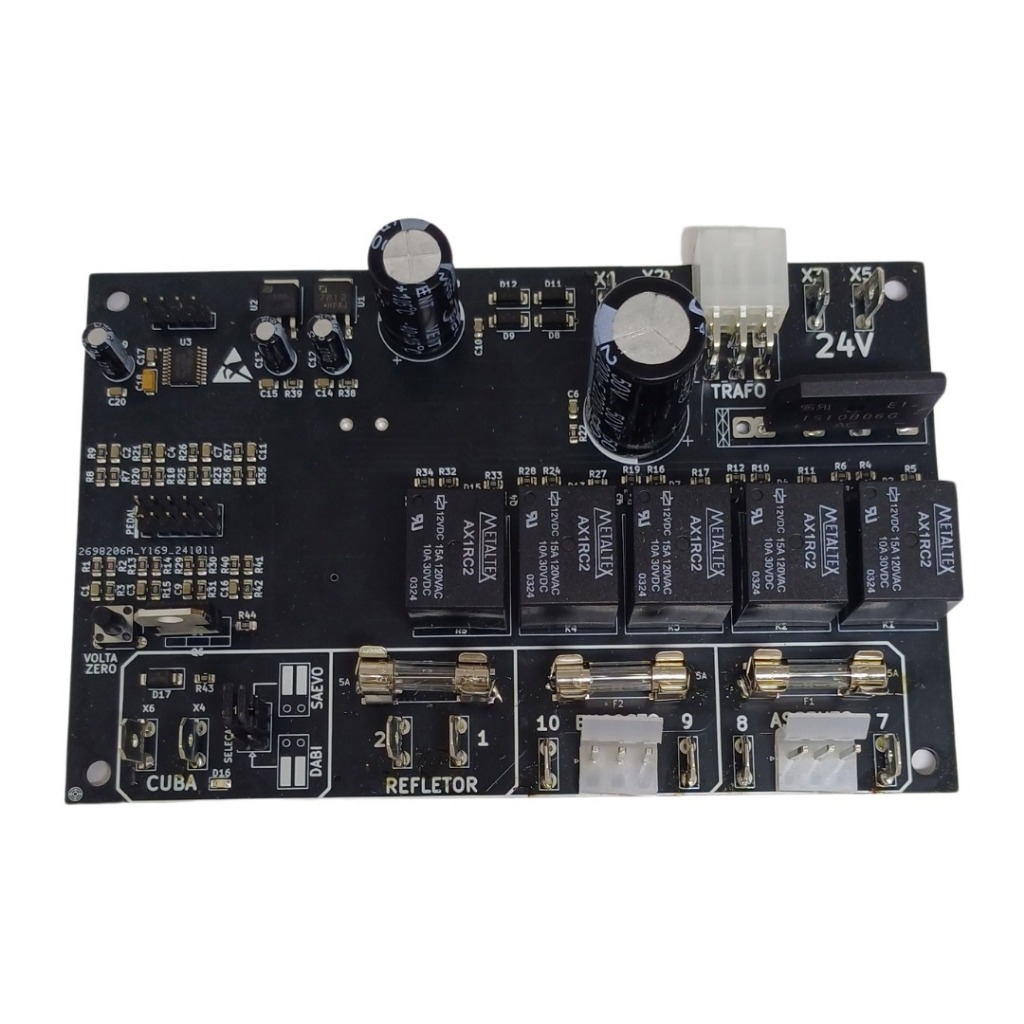 Placa Universal Para Cadeiras Dabi D700 Saevo Até 2021