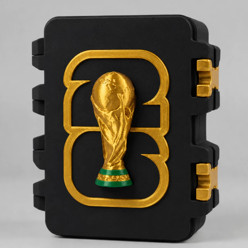 Caixa Porta Figurinhas Copa do Mundo 2026