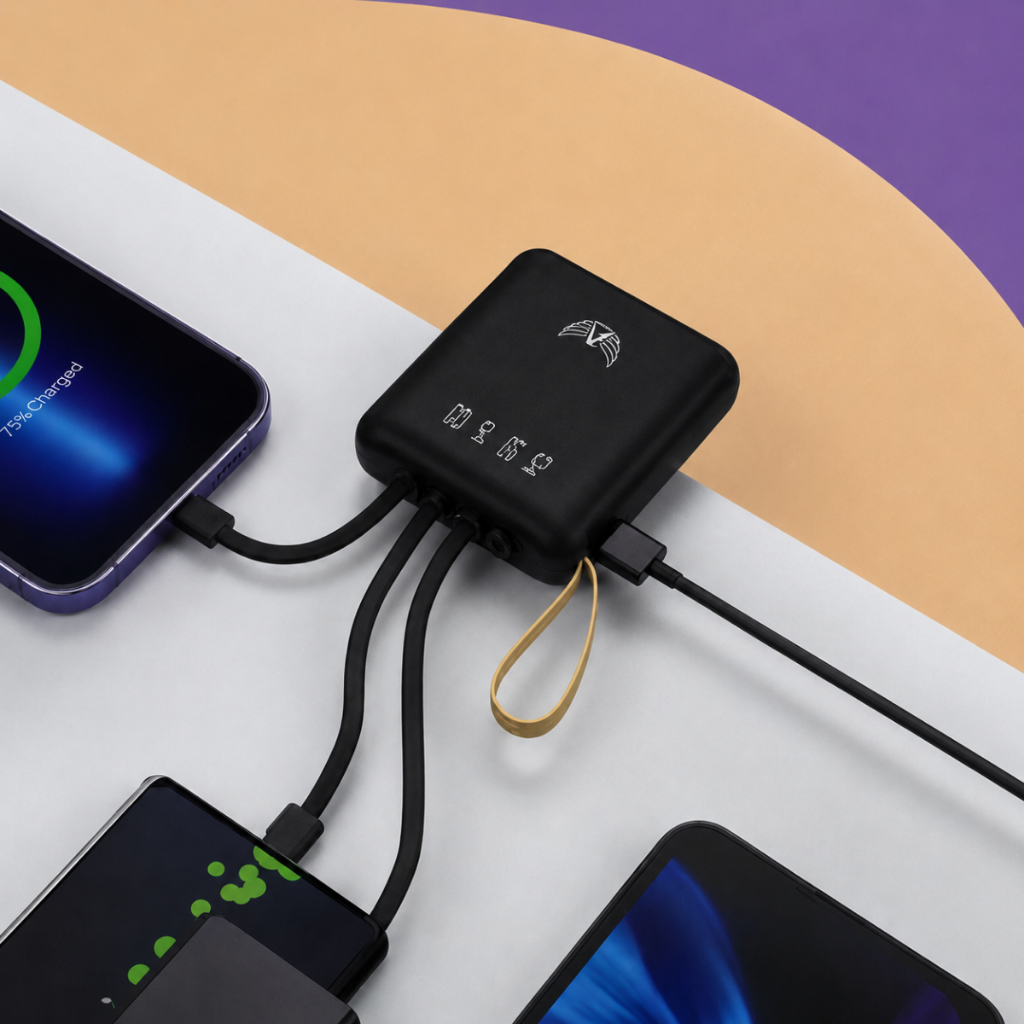 Carregador Portátil Bateria Power Bank 10000MAH Carregamento Rápido