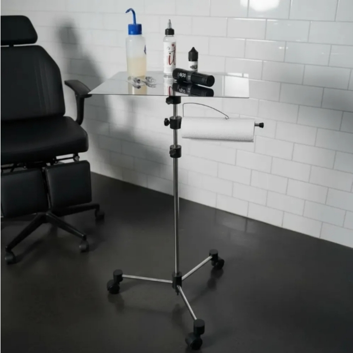 Bancada Auxiliar para Tattoo Tatuagem Estética Profissional Carrinho de Trabalho Mesa de Mayo