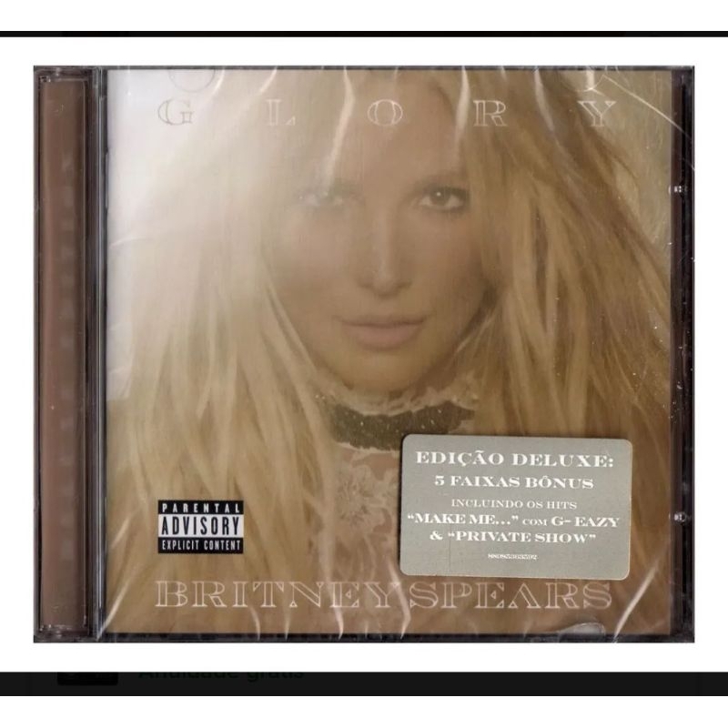 cd Britney Spears Glory edição Delux