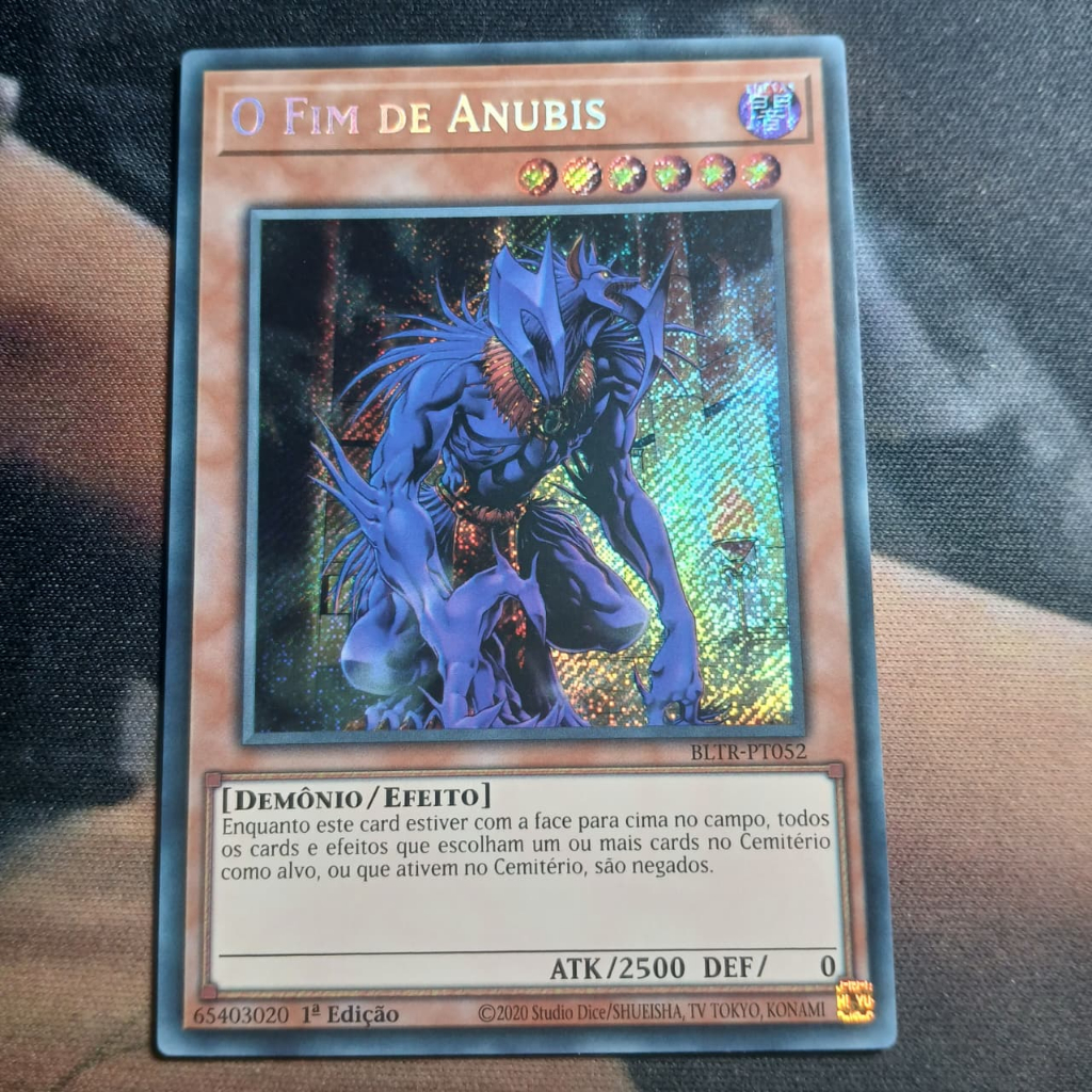 O Fim De Anubis- Secret Rare - Original - Yu-gi-oh / Yugioh