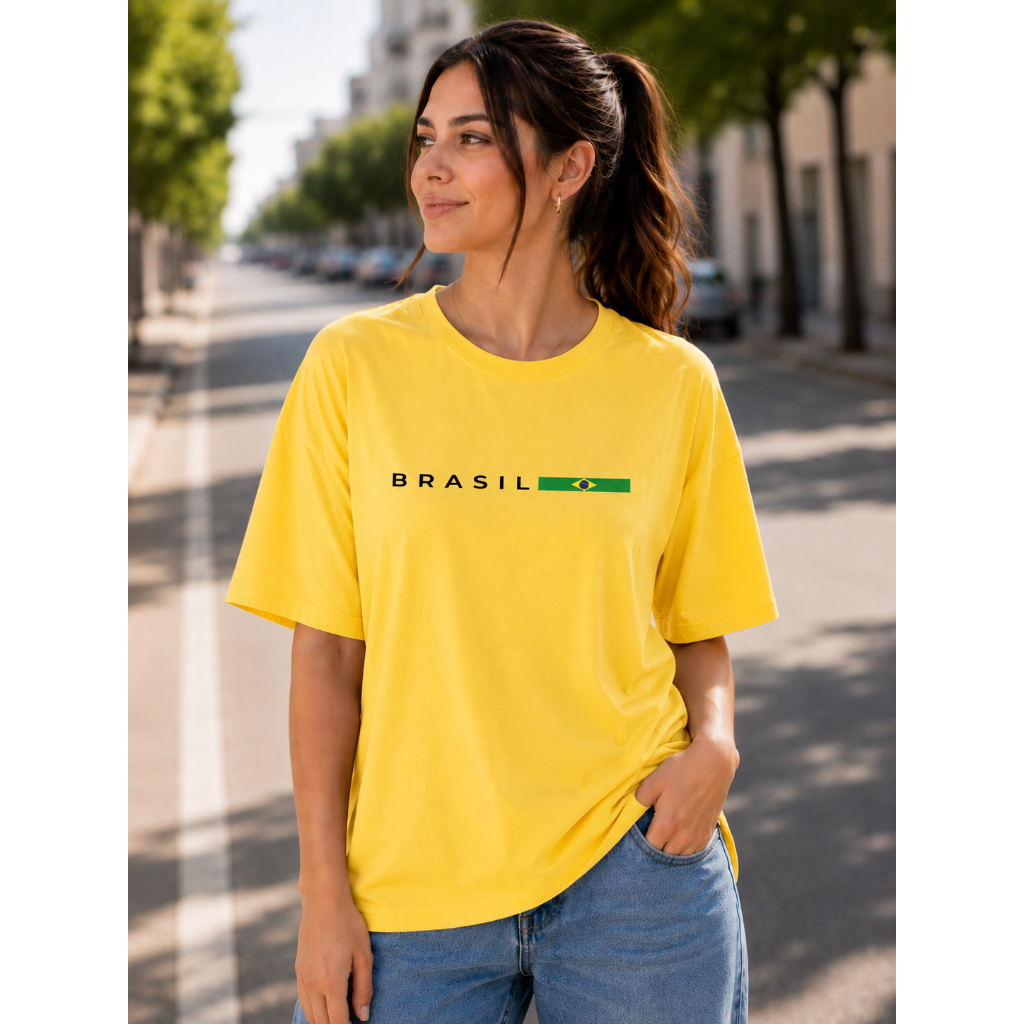 Camiseta feminina brasil copa do mundo,blusa 100%algodão,camisa mulher torcida futebol,moda promoção tendência