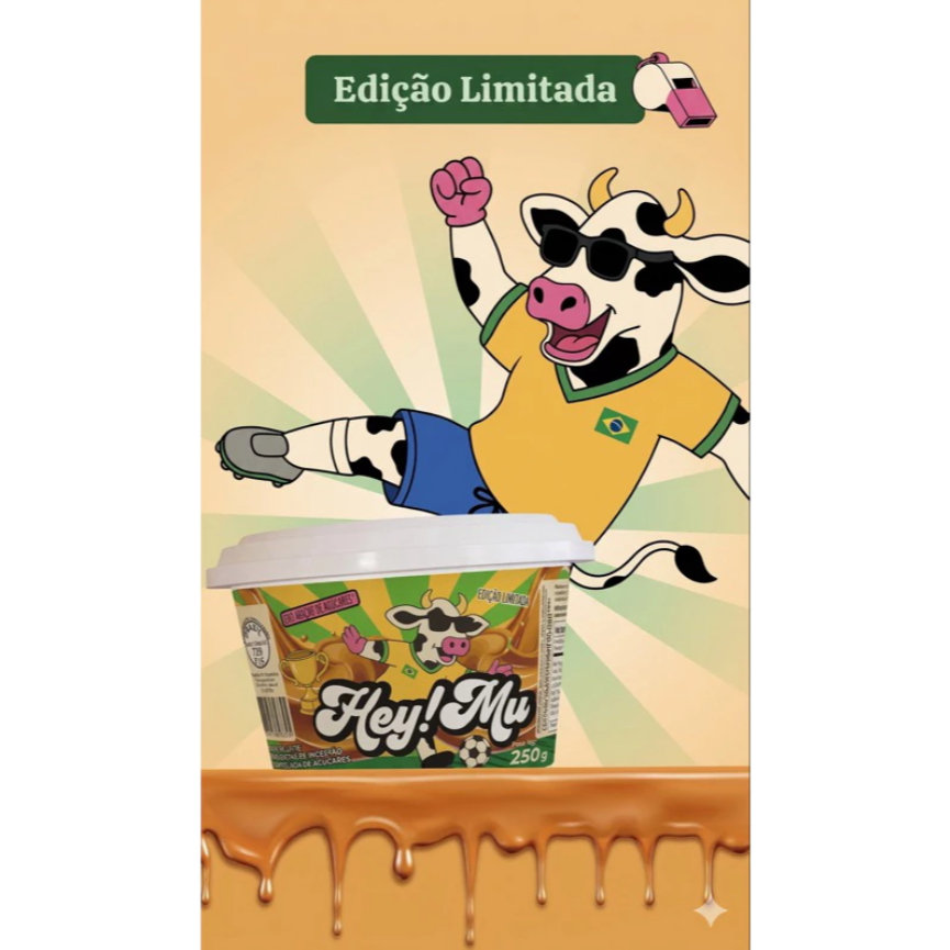 Doce De Leite Hey! Mu 250g Zero Açúcar Fit Original