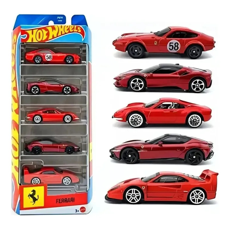 Hot Wheels Pacote com 5 Carrinhos Original Mattel