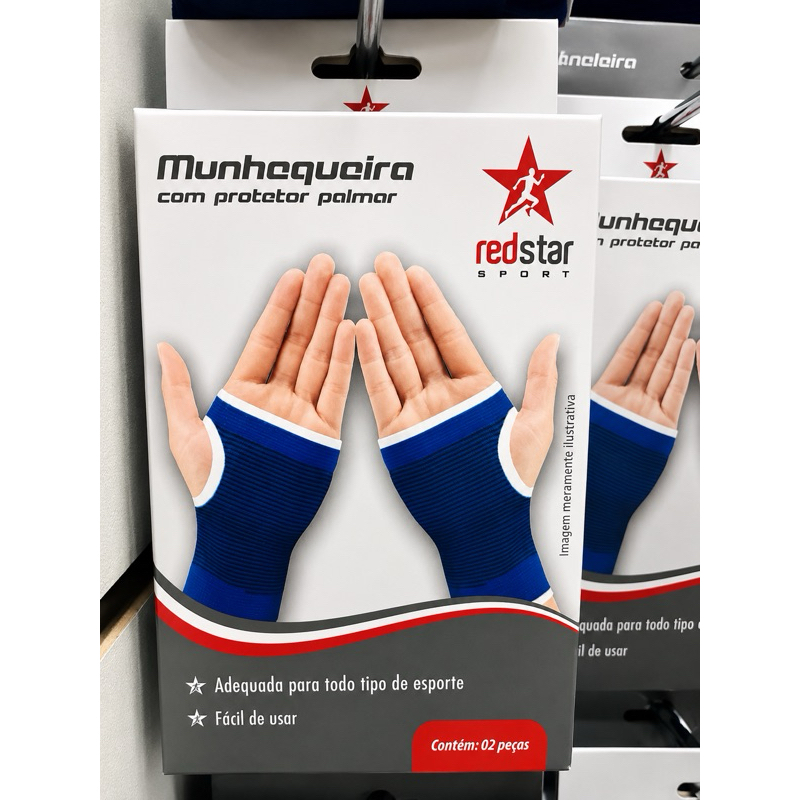 Munhequeira com Protetor Palmar RedStar Sport