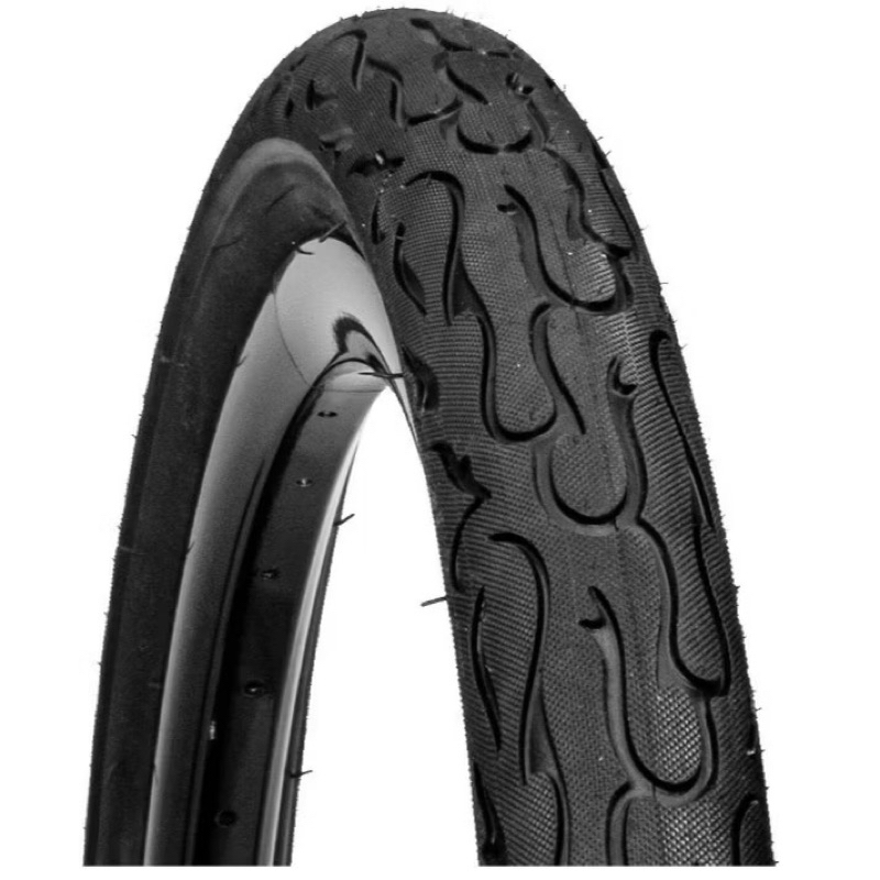 Pneu Flame Aro 26 X 2.125 Paco Fire Balão Slick Bike Largo Mtb Para Bicicleta