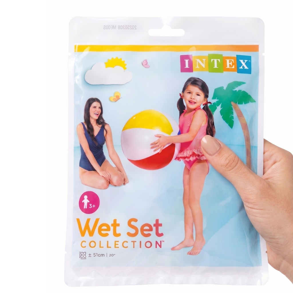 Bola Inflável Gigante 51cm Para Piscina Praia e Campo | Bola Colorida Infantil e Adulto em Vinil pvc Resistente