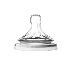 Bico De Silicone Compatível Para Mamadeira Avent Pétala
