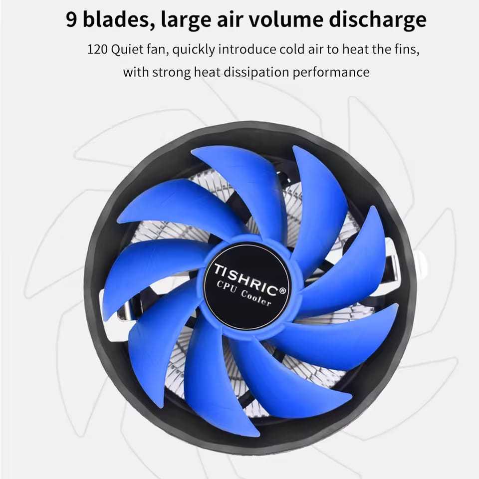 PWM PC Processador Cooler para Intel LGA 1700 1200 1150 1151 AMD AM3 AM4.