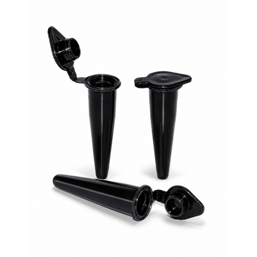 Microtubo Cônico 0,38 Ml Pacote C/ 1000 Uni - Preto Leitoso
