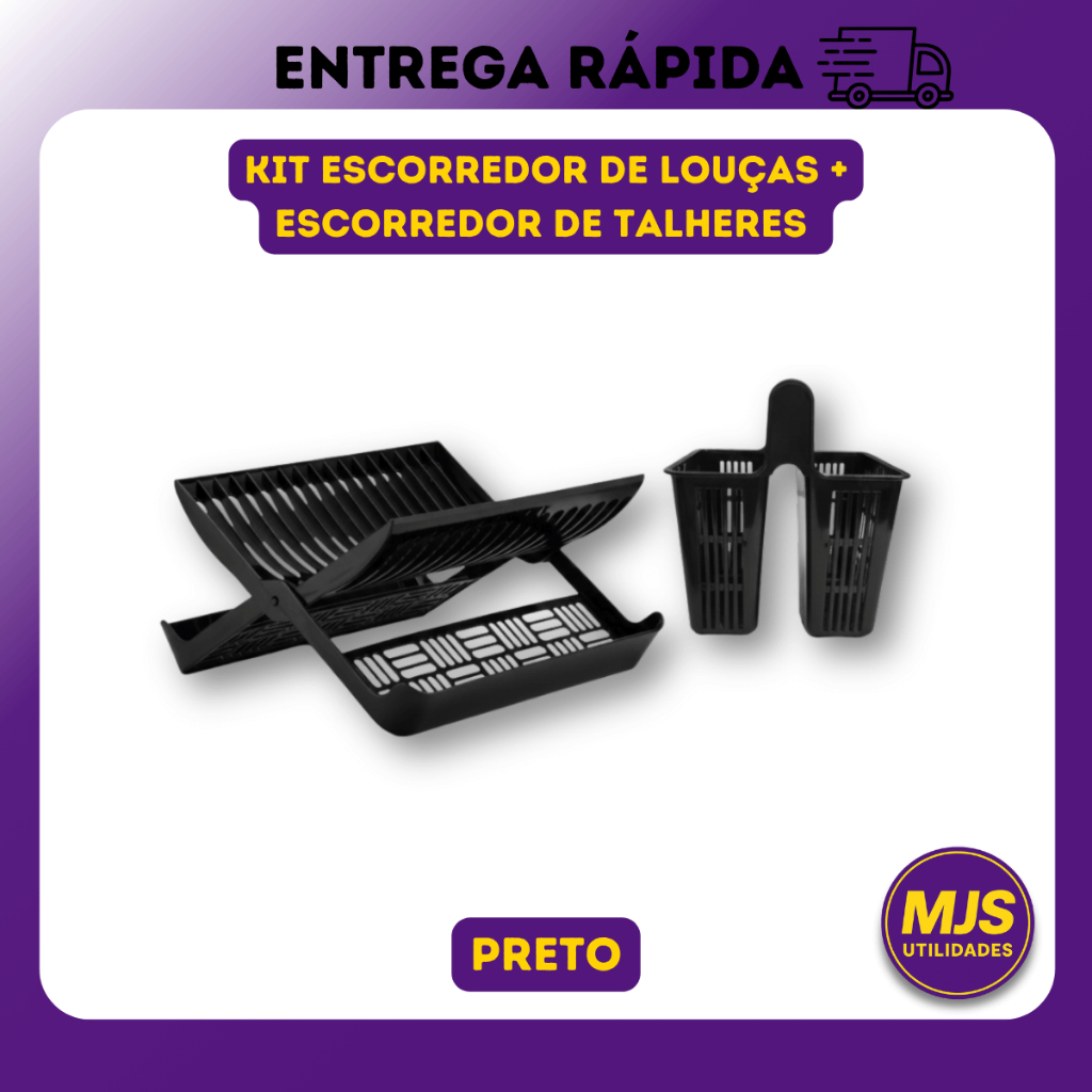 Escorredor Dobravel Resistente de Prato Pia Bancada Apartamento motorhome Cozinha Gourmet Estante