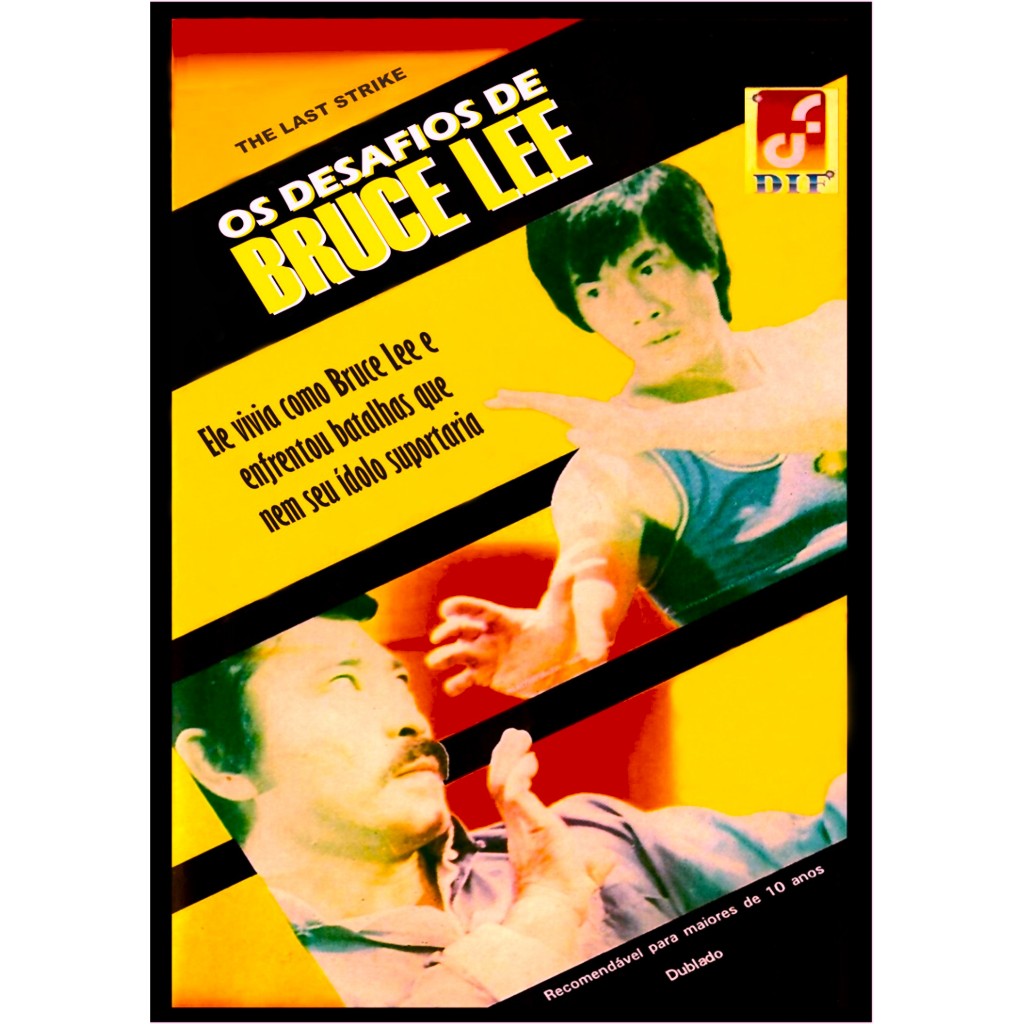 VHS/DVD -  OS DESAFIOS DE BRUCE LEE (Last Strike) Dublado/Com Bruce Li, Lo Meng. Filme raro.
