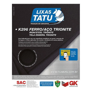 Lixa Ferro Profissional Para Metal Grãos 60, 80 e 100 | Lixa Ferro / Ferrugem (escolha a quantidade)