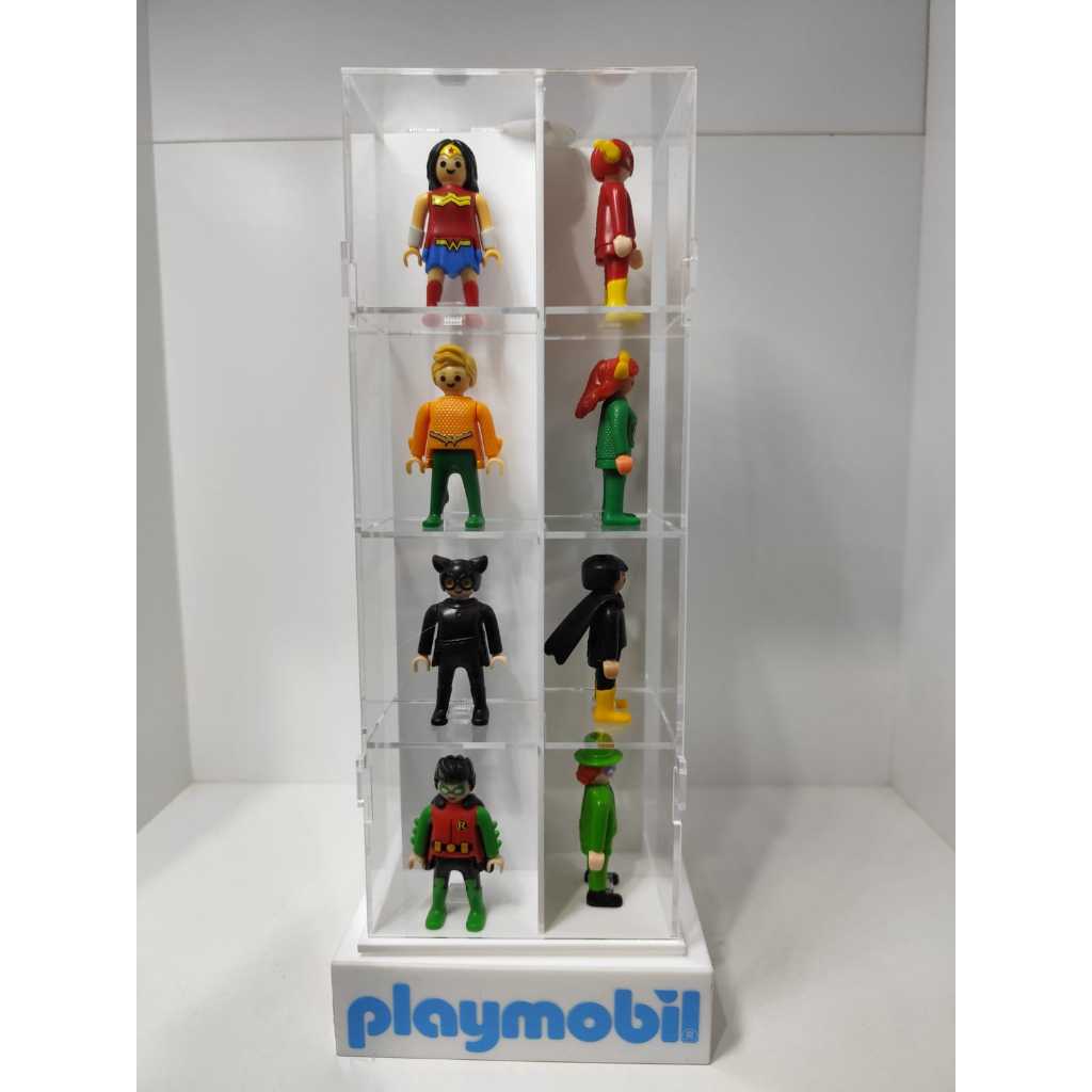 Expositor Giratório Coleção Playmobil DC Kinder Ovo, Expositor Kinder Ovo, Playmobil DC