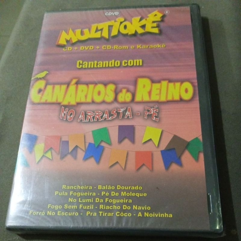 Dvd Multiokê - Canários do Reino No Arrasta Pé