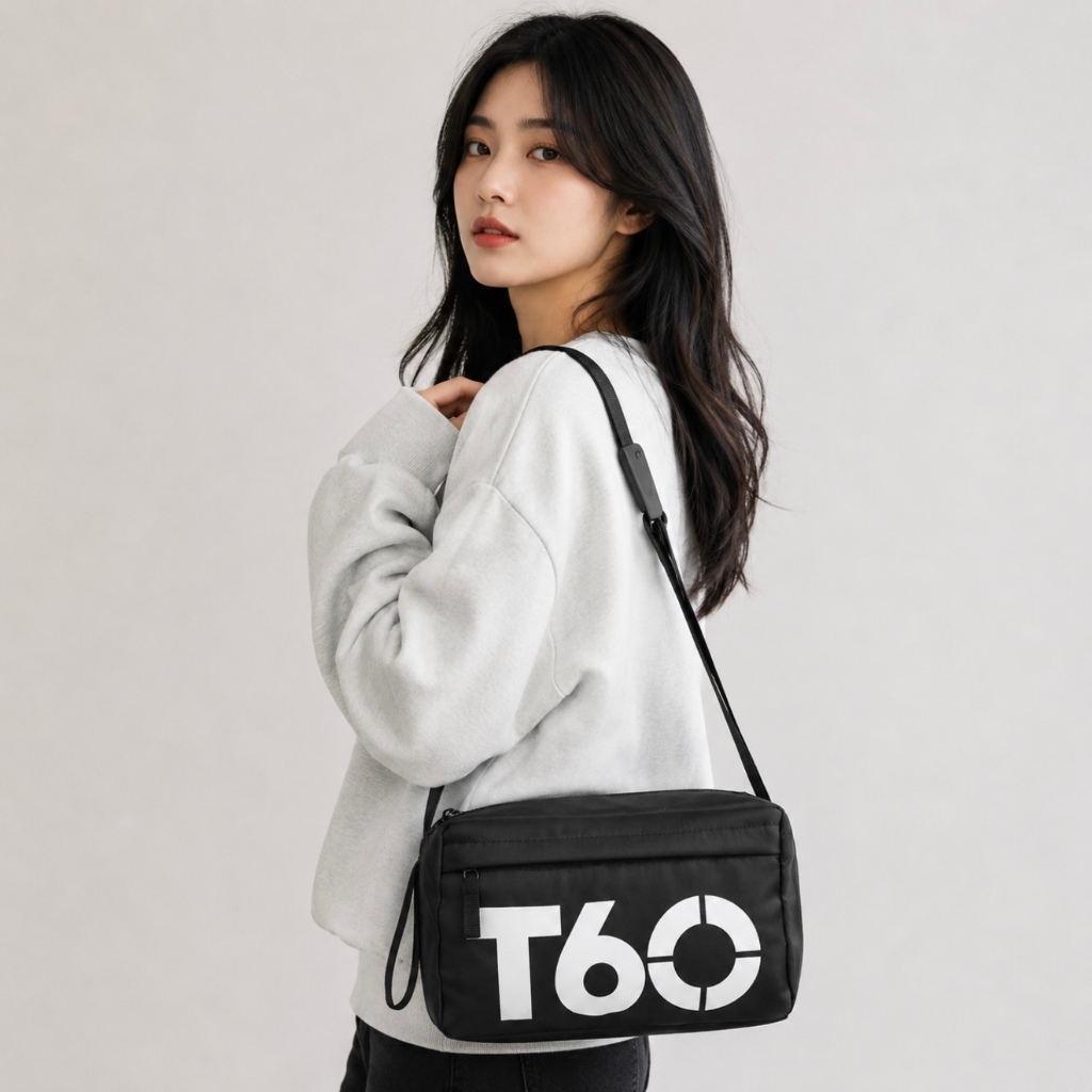 Bolsa Feminina/Masculino T60 Original Transversal Com Alça Removível Multineos