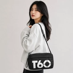 Bolsa Feminina/Masculino T60 Original Transversal Com Alça Removível Multineos