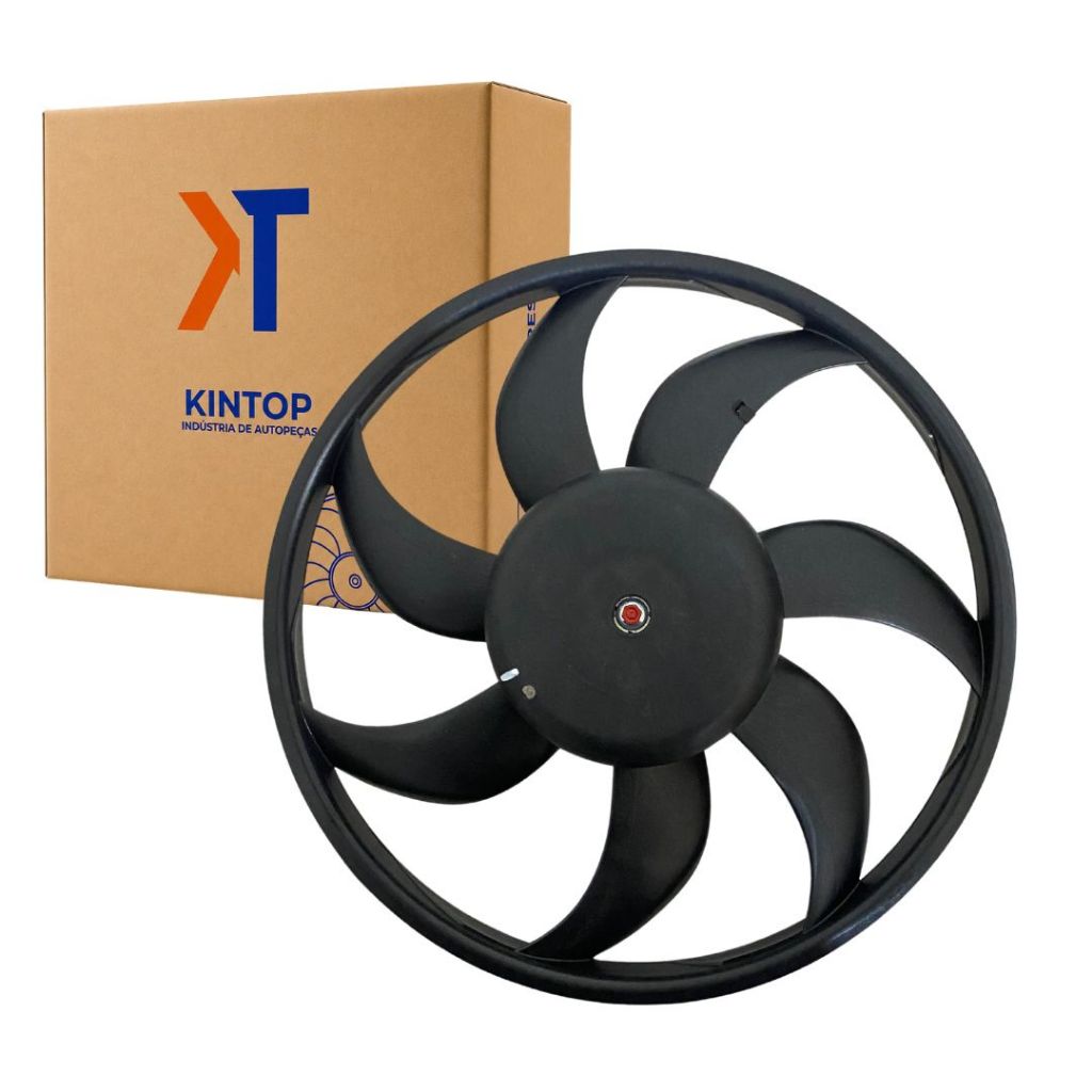 Ventoinha Radiador Eletroventilador 7 Pás 12v Para Corsa Fiat Palio Strada Uno Fire Após 2001 Idea