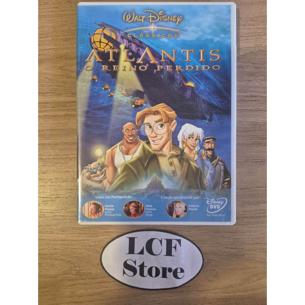 DVD Atlantis O Reino Perdido - Disney - Original
