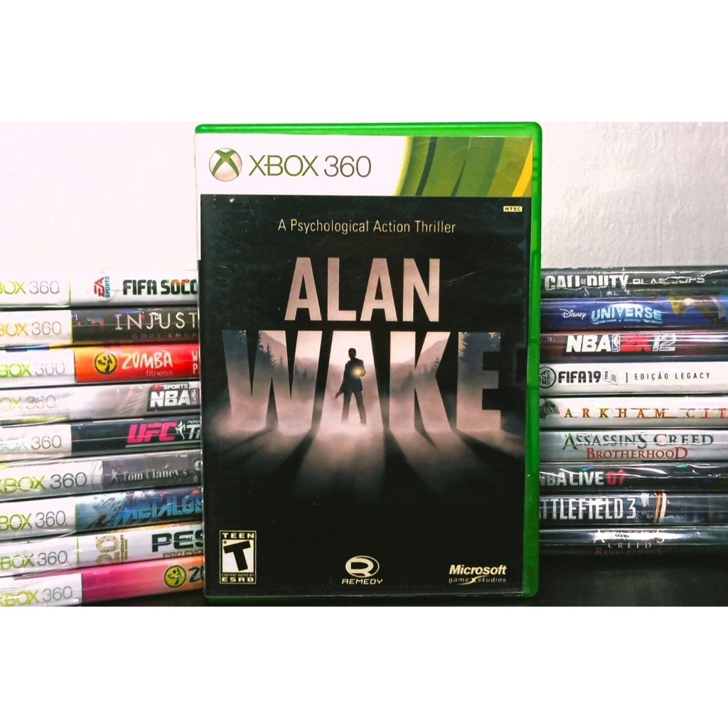 Jogo Alan Wake Xbox 360 Original Mídia Física Retrocompatível com Xbox One e Series X