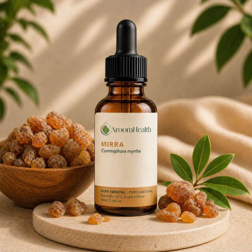 Óleo vegetal puro natural de Mirra - 30 ml