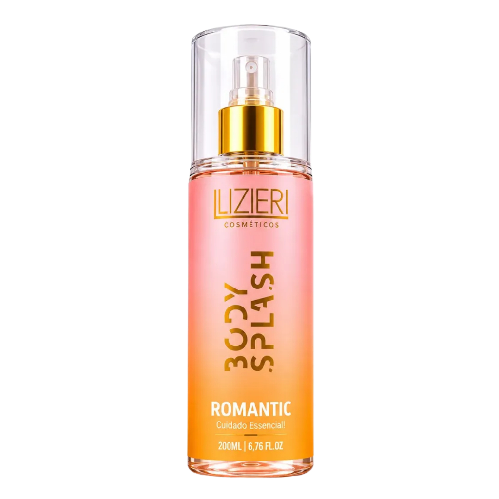 Body Splash Feminino Romantic Floral Doce 200 ML Fragrancia Perfume Corporal Mulher Presente Colonia