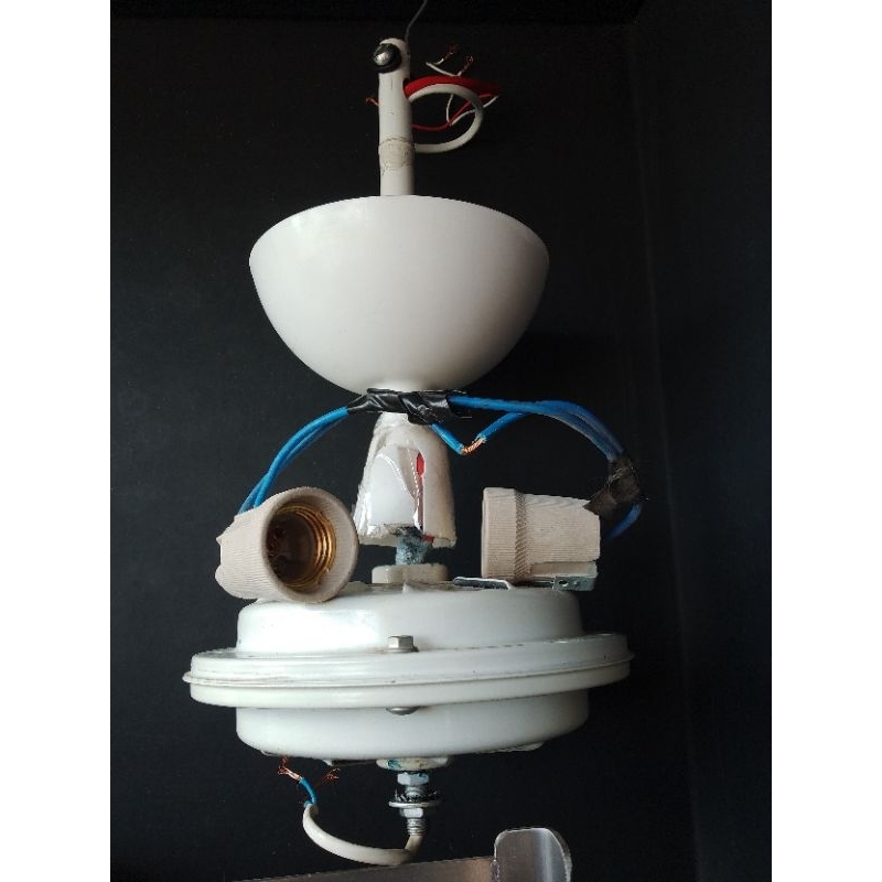motor ventilador de teto ventisol mx 130w 127v usado, sem pás sem capacitor sem controle tomada/chave sem globo