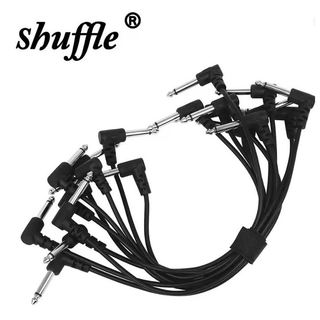 Cabo Conector P10 Para Pedal de Guitarra/Violão/Baixo/Pedalboard l 15cm/30cm