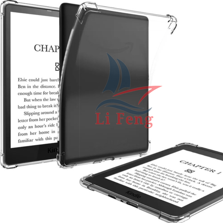 Capa Transparente Silicone TPU Para Kindle 11/12th 6" C2V2L3/RS23CV (2022/2024)/ Kindle Paperwhite 12 SA568B/SA569P 7"