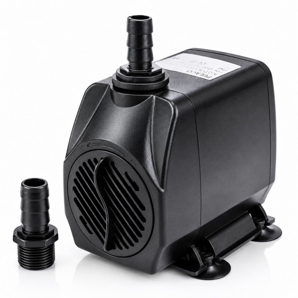 Bomba Submersa 3500 L/h para Lagos, Aquários e Fontes – Elevação 3,5m – Silenciosa