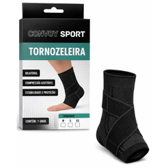 Tornozeleira Esportiva de Compressão Ajustável Estabilidade, Proteção e Conforto Futevôlei Academia!
