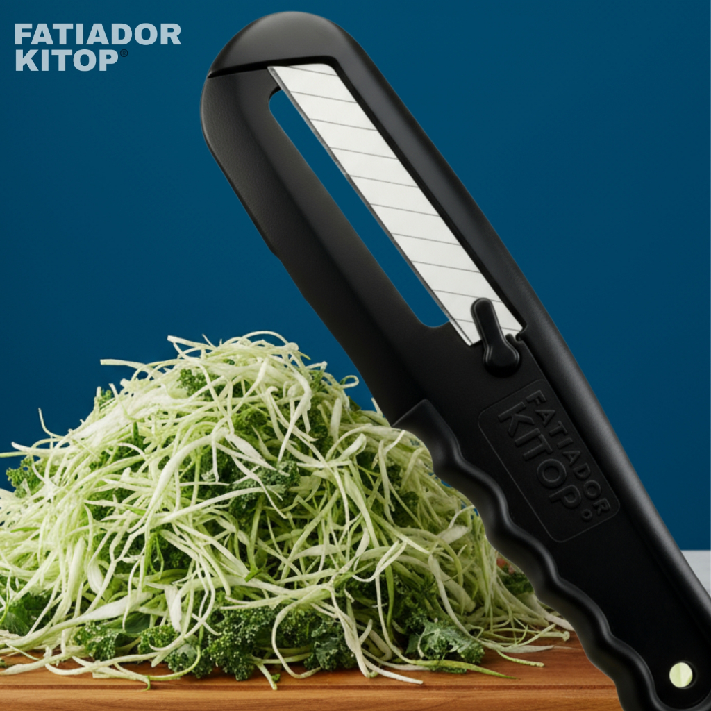 Fatiador Couve Legumes Cortador Kitop Prático Picador Fino
