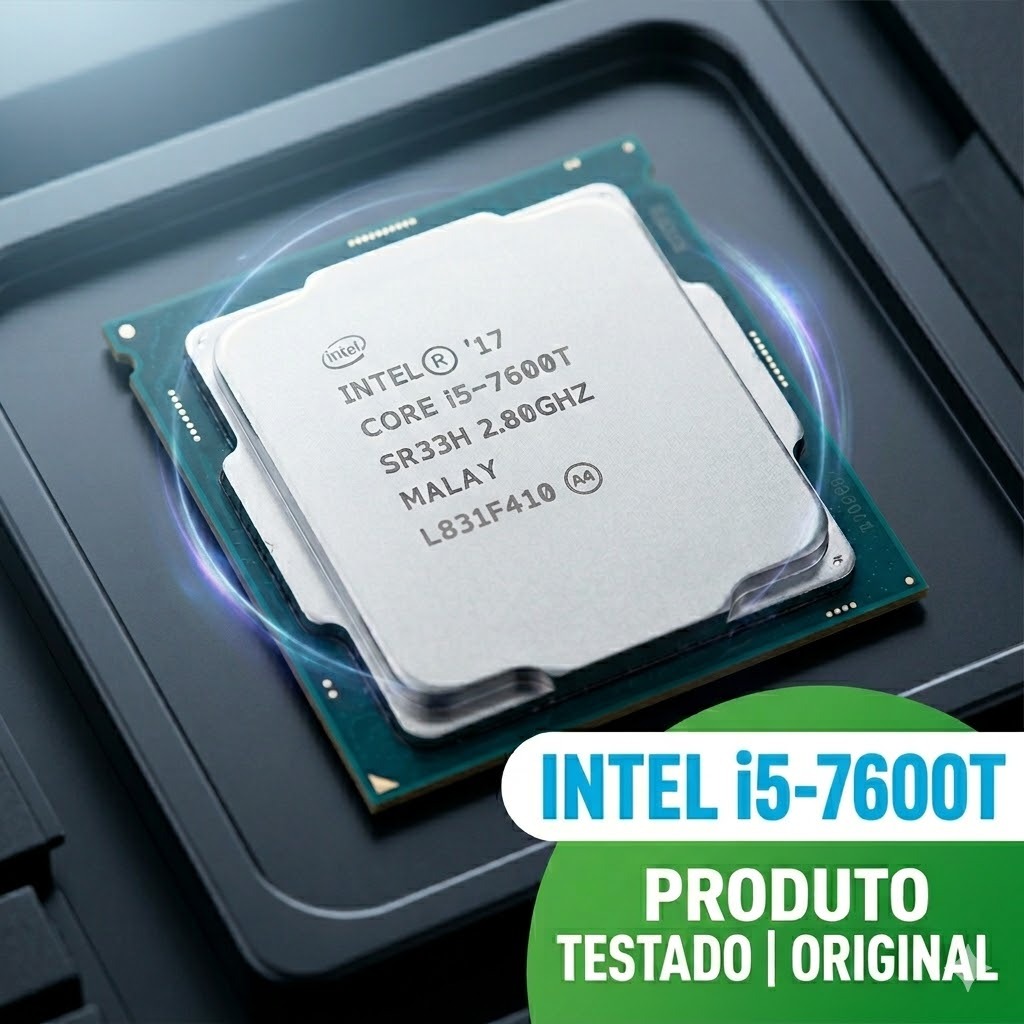 Processador Intel Core i5-7600T (7ª Geração) | Baixo Consumo 35W | 2.80 GHz até 3.90 GHz Turbo | Original e Testado