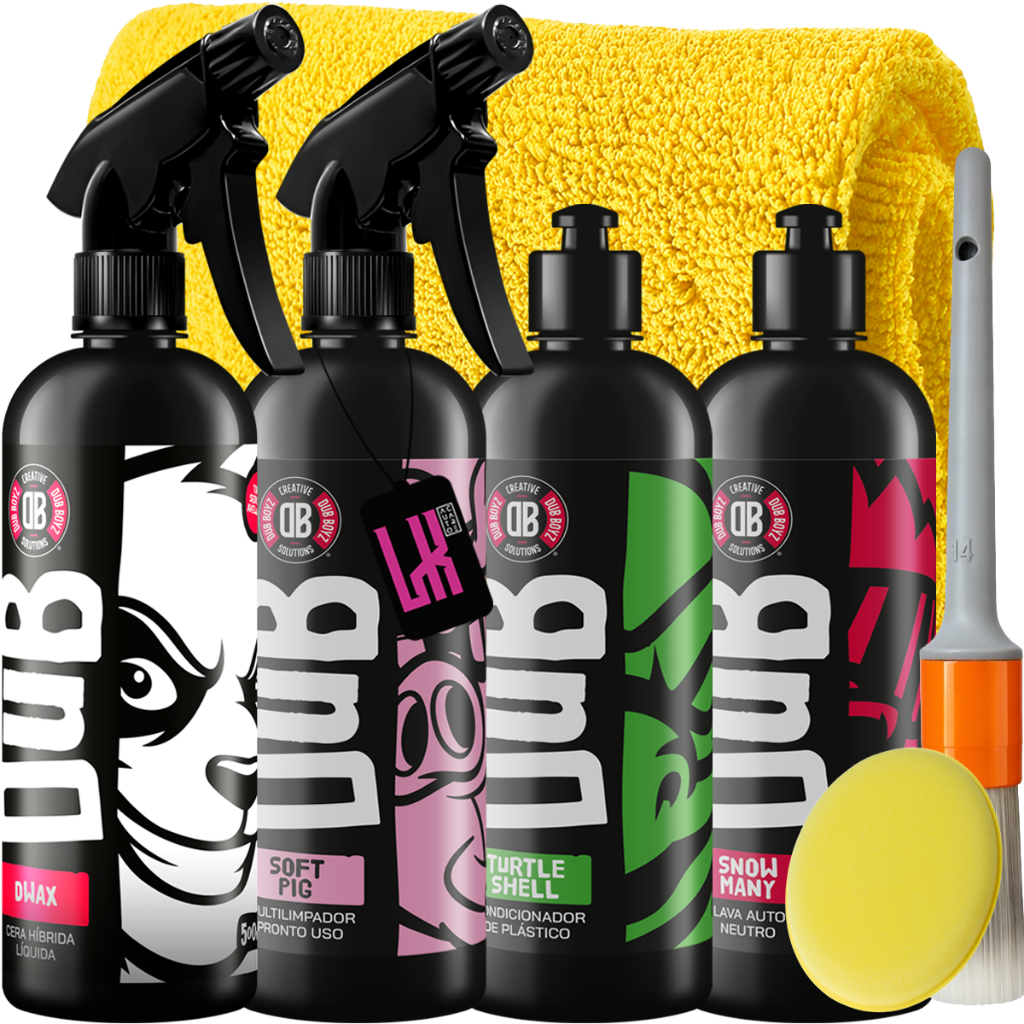Snow Many Soft Pig Turtle Shell D Wax Spray Dub Boyz Shampoo Cera Apc Revitalizador Plastico