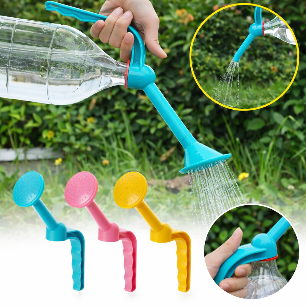 Regador de Plantas Acoplado a Garrafa Pet Para Jardim Irrigação - OFERTA
