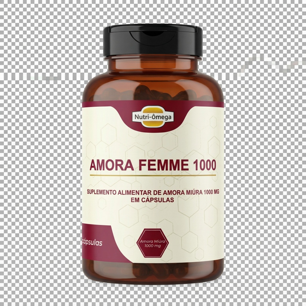 Amora Femme Nutri-Ômega - Amora Miúra 1000 mg | 60 Cápsulas
