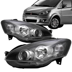 Farol Idea 2010 2011 2012 2013 Foco Duplo Máscara Negra