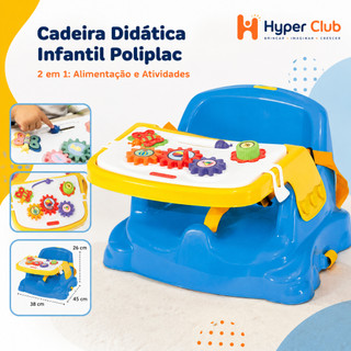Cadeirinha de Alimentação e Atividades para Bebê