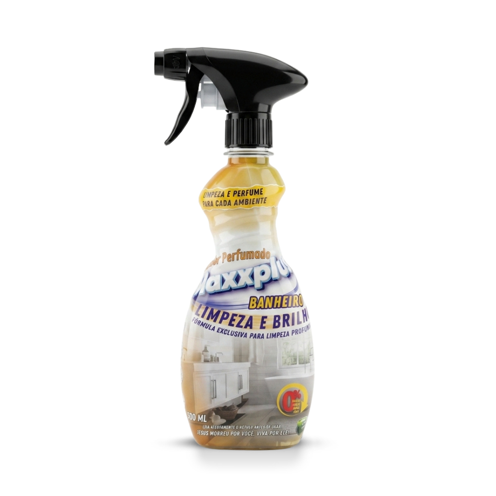 Flotador Maxxplus Banheiro Lopex 500ml Tira Mancha de Sabão Box de Vidro Gordura Corporal Limpador