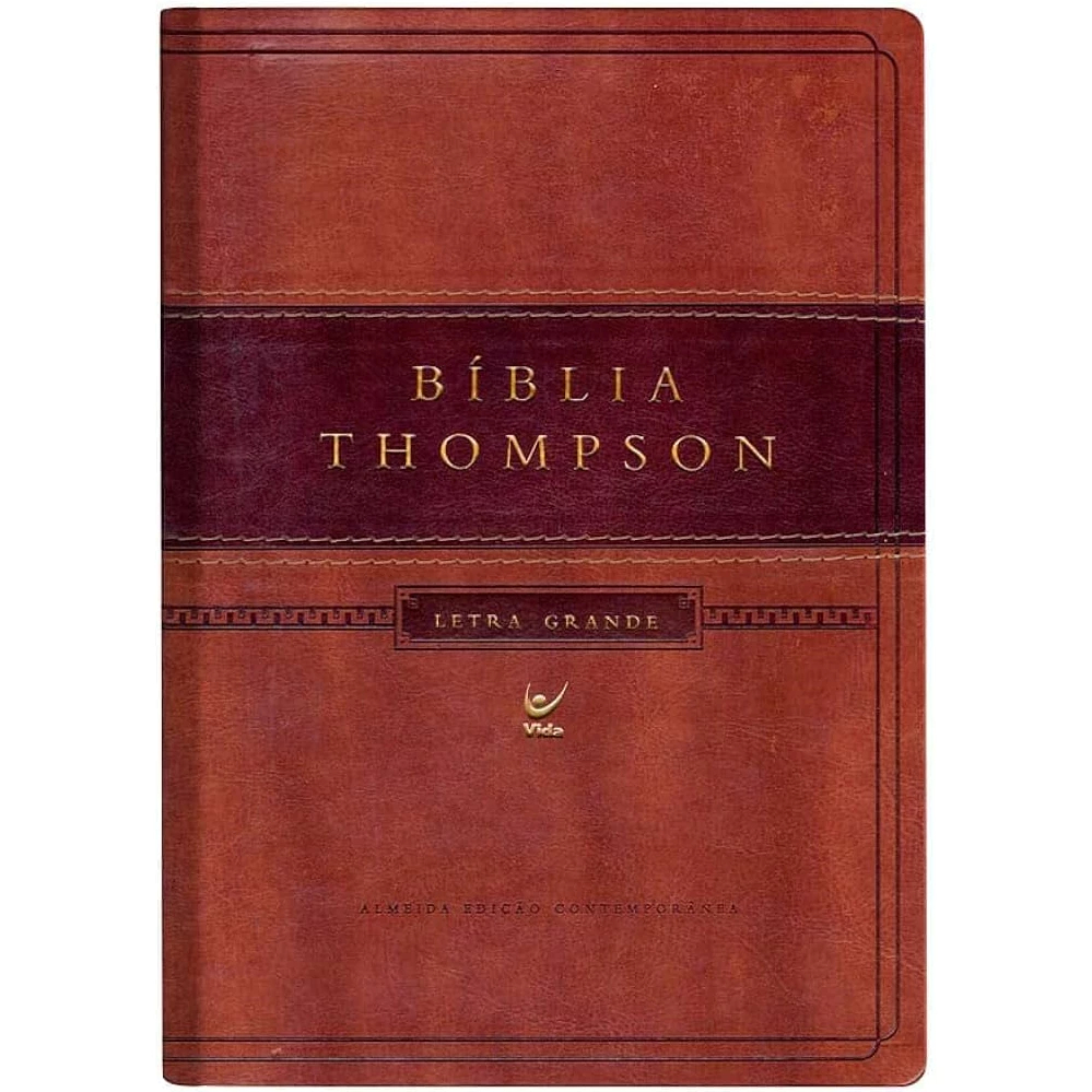 Biblia de Estudo Thompson | Letra Grande | Índice Lateral | Luxo | Preta | Ed Vida