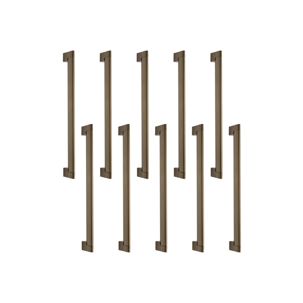 10 Puxador Armario Alça Para Moveis Guarda Roupa Obill 256mm