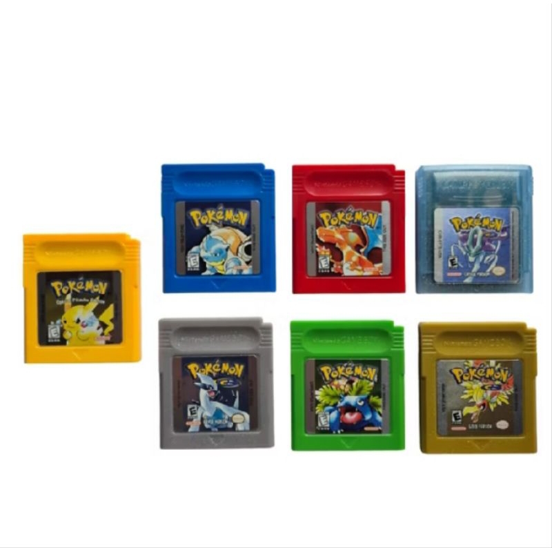 COLEÇÃO POKÉMON GAME BOY COLOR –Kit COMPLETO COM 7 JOGOS 🎮
