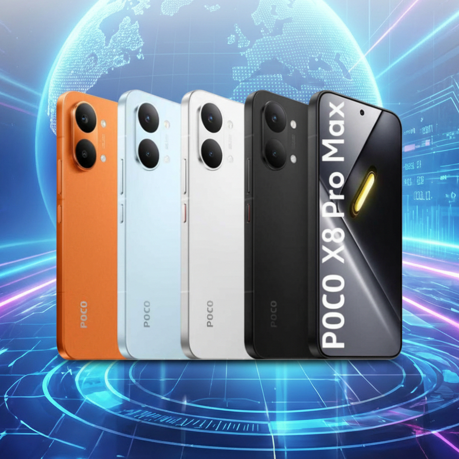 Celular Xiaomi Poco X8 PRO MAX 5G 256GB / 512GB 12GB RAM, NFC Câmera 50MP 4K Versão Global Lacrado Envio Rápido