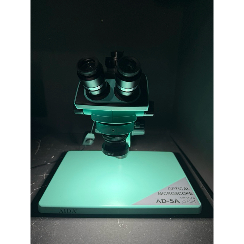 microscópio trinocular ad-5a digital