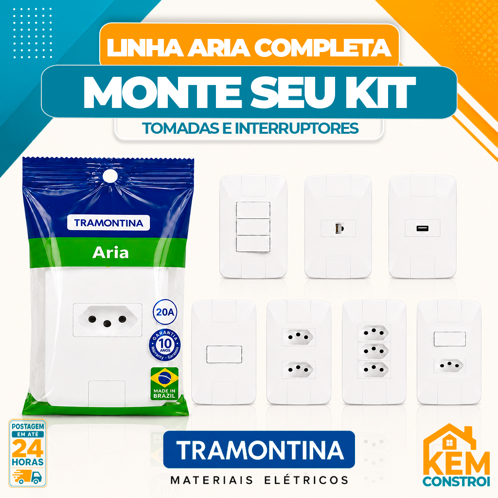 10 Tomada elétrica 20a embutir com Melhor Custo-Benefício
