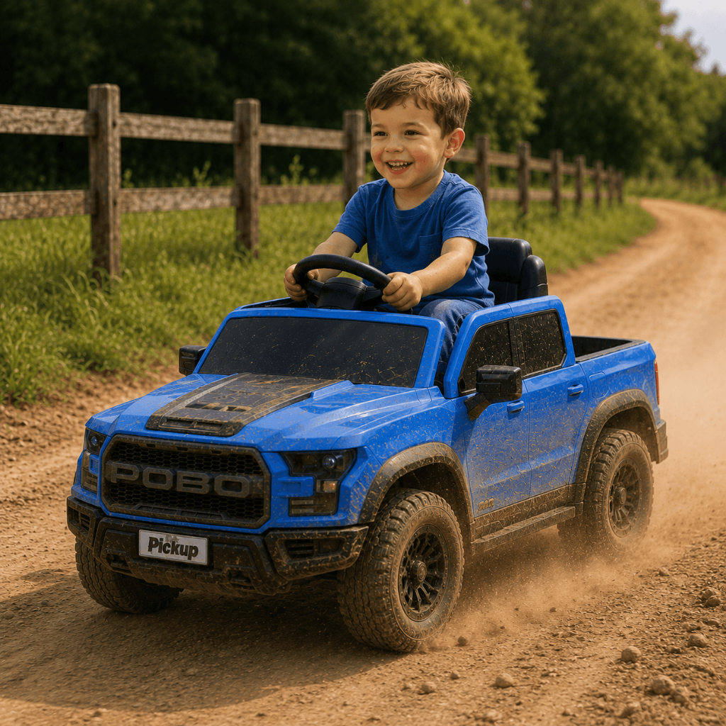 Carro Eletrico Infantil Bang Toys Jipe Legend Azul 12V Controle