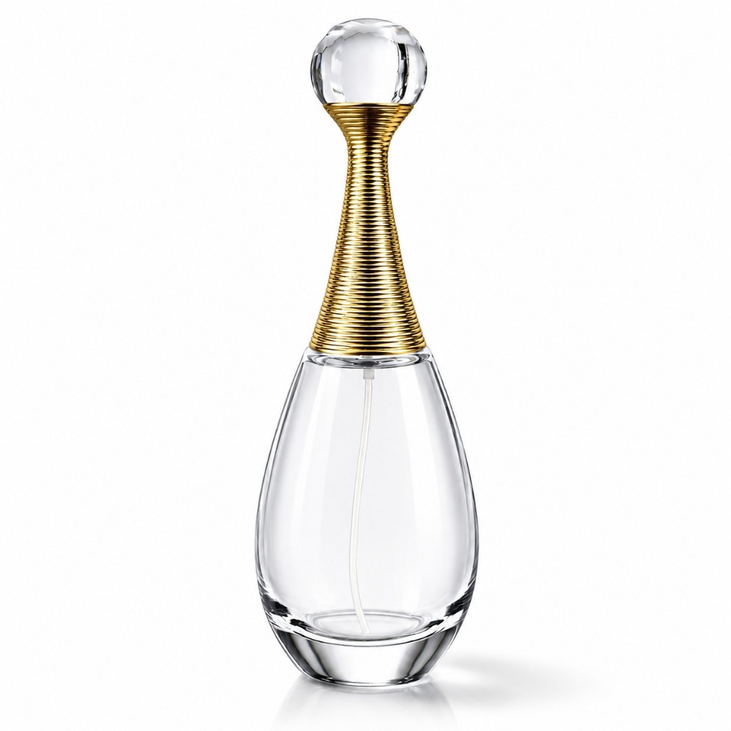 Frasco de Perfume 100ml Vidro Spray Névoa Fina Recarregável - Porta Perfume Premium