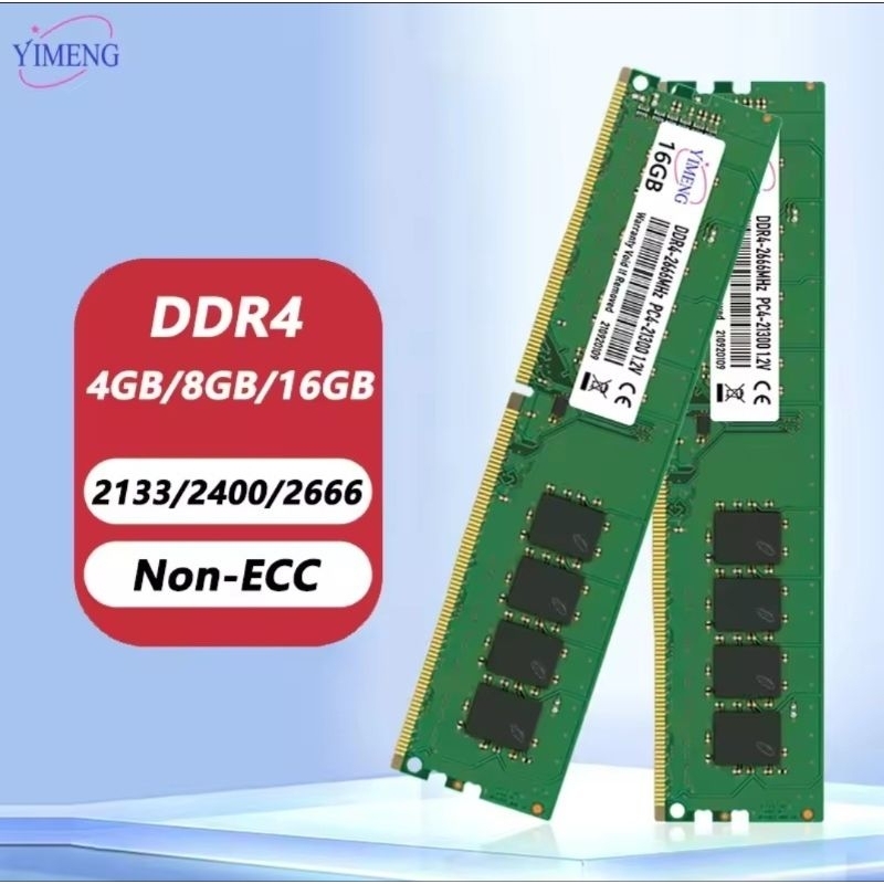 Memória Ram Ddr4 4gb 2666 Mhz Yimeng  Para Pc Computador Nova Envio mesmo Dia!